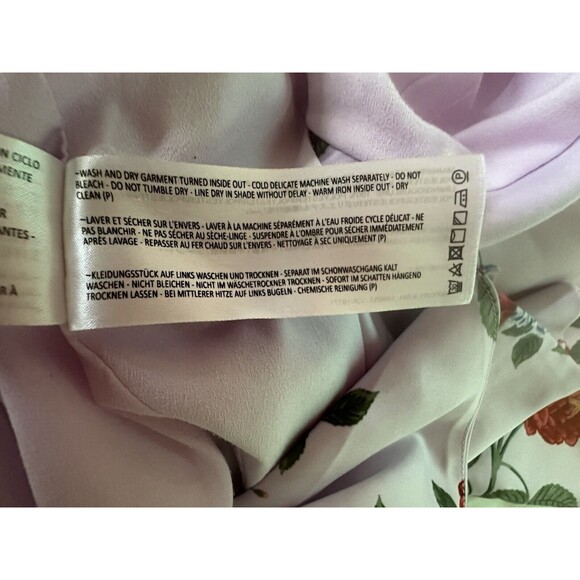KEEPSAKE Pretty One Mini Romantic Dress Lilac Floral SIZE SMALL Retail $185 - Picture 9 of 13